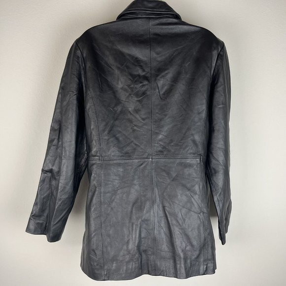 Laura Leigh Ltd. Leather Jacket Double Breasted - Picture 5 of 9